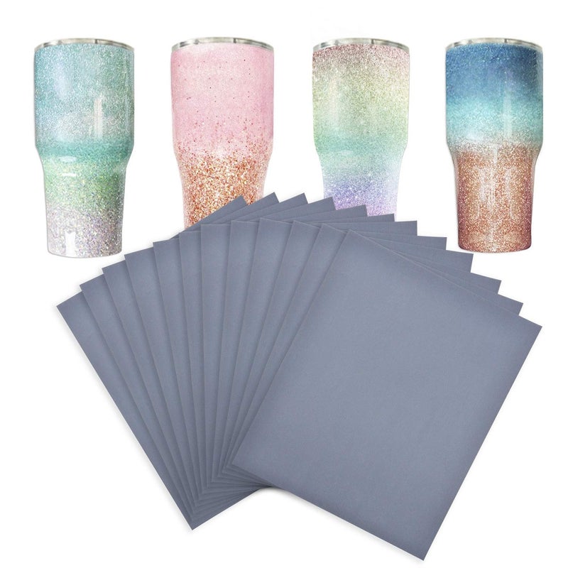 YAROMO 12 Pieces Epoxy Sanding Papers, Waterproof Epoxy Polishing Papers Superfine Epoxy Refinishing Papers for Making Glitter Tumbler Cups, Crafts Tumbler - Image 1